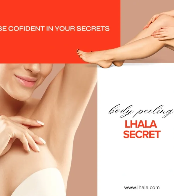 LHALA Secret Body Peel for body care areas